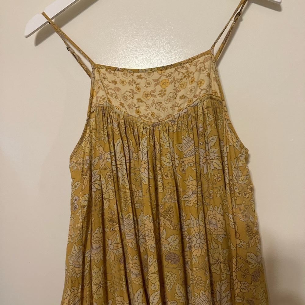 Spell Mossy Strappy Midi Dress in Lemonade 🍋 XS - Picture 9 of 11